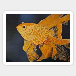 Fantail Goldfish Sticker